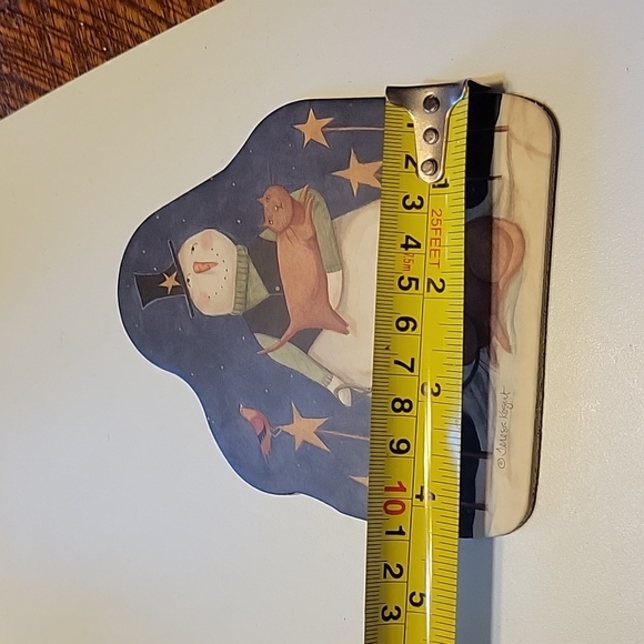 Set of 4 Snowman Coasters. Christmas, Winter - Picture 7 of 7